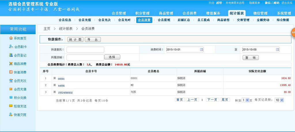 精吉会员管理软件 为餐饮、酒店及企业打造的一体化会员积分管理解决方案